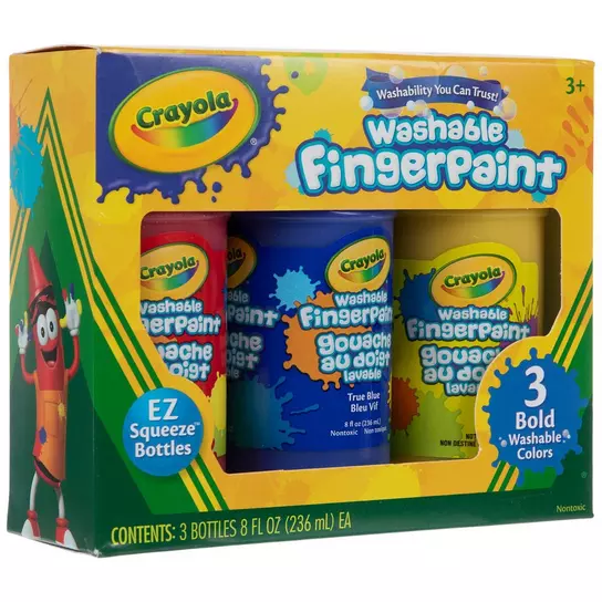 Crayola Washable Finger Paint - 3 Piece Set, Hobby Lobby
