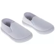 White Toddler Slip-On Sneakers