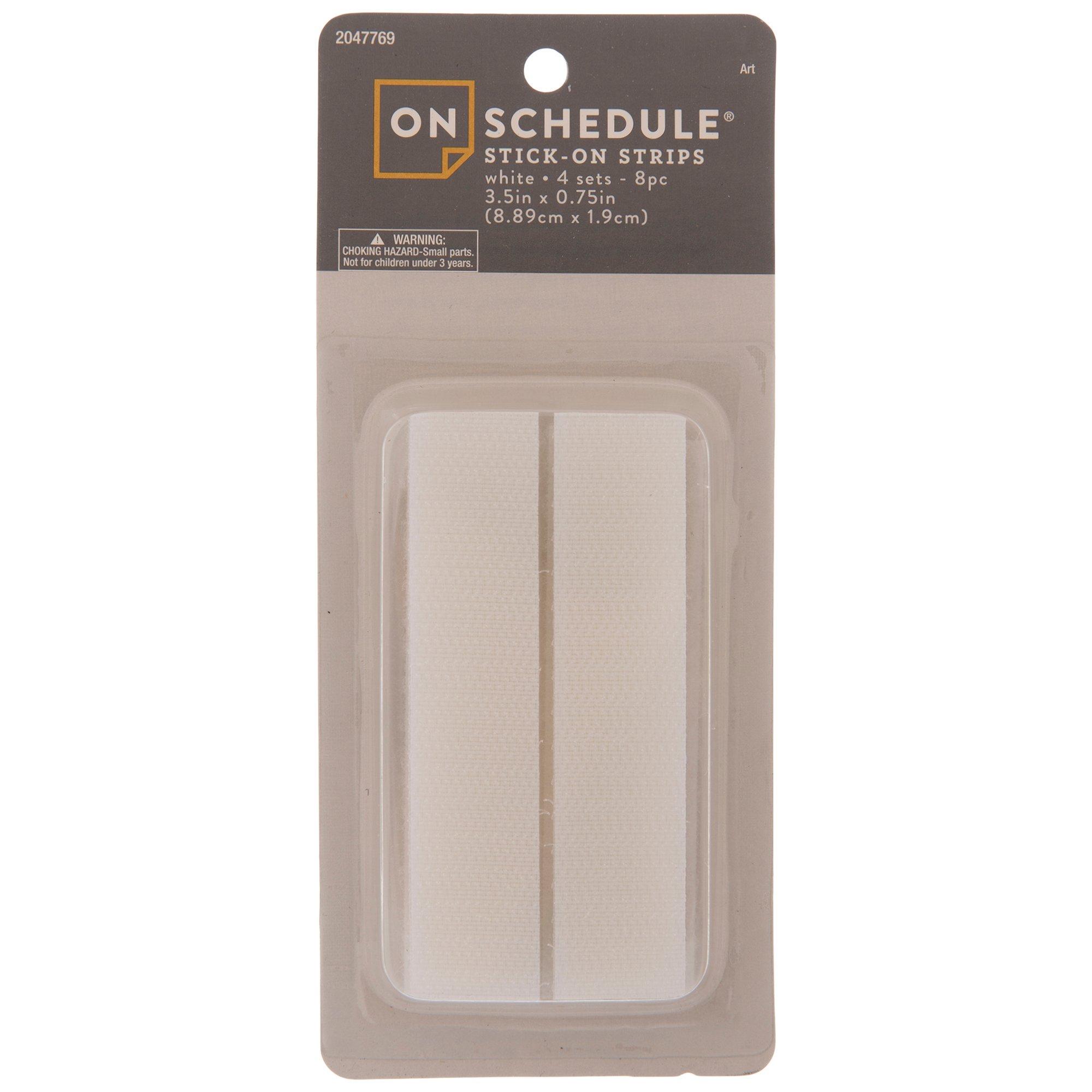 White StickOn Hook & Loop Strips Hobby Lobby 2047769