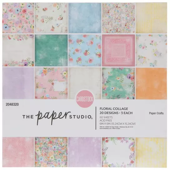 Pink & Mint Metallic Floral Tissue Paper, Hobby Lobby