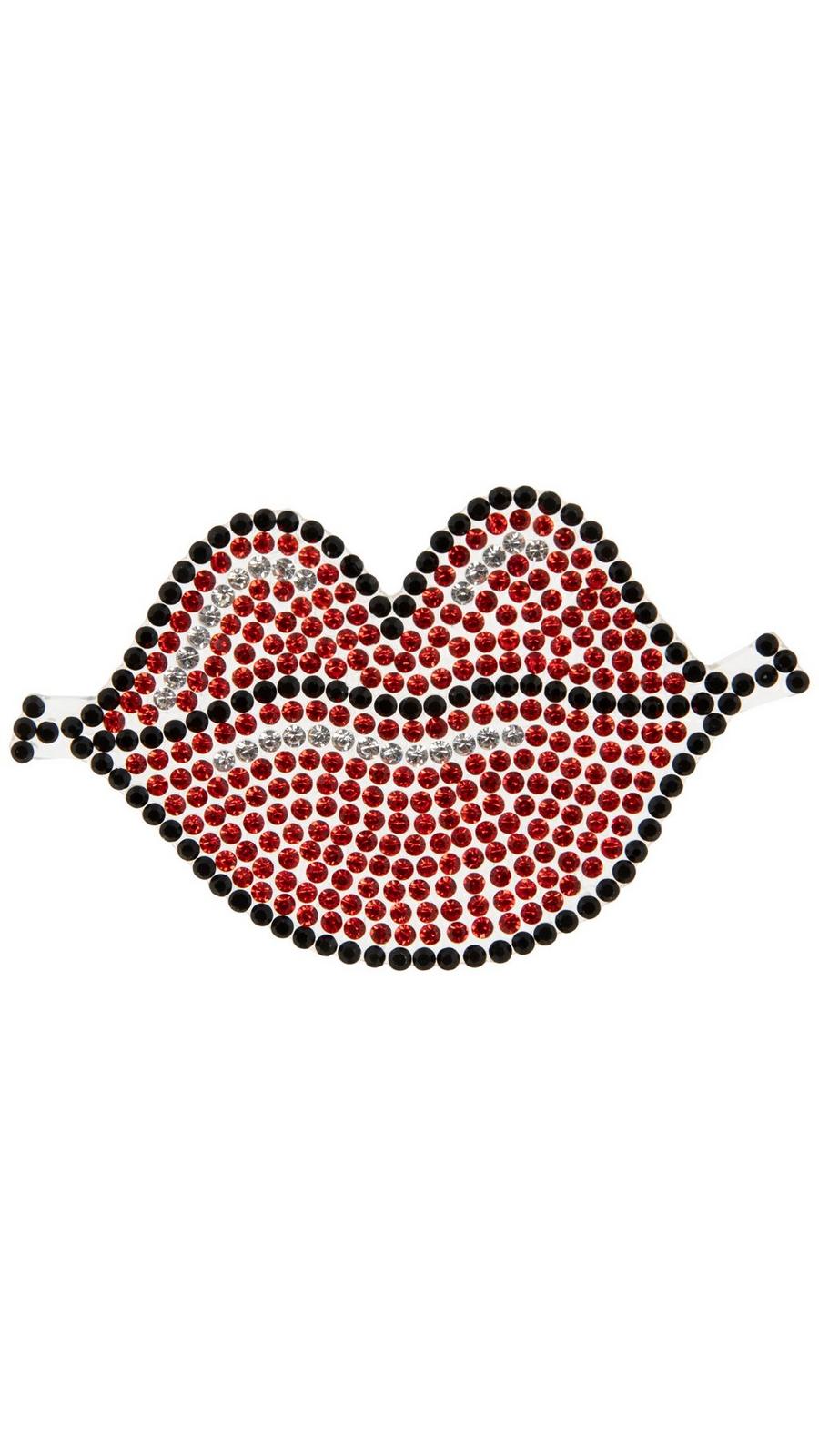 Red Lips Rhinestone Iron-On Applique | Hobby Lobby | 2048486