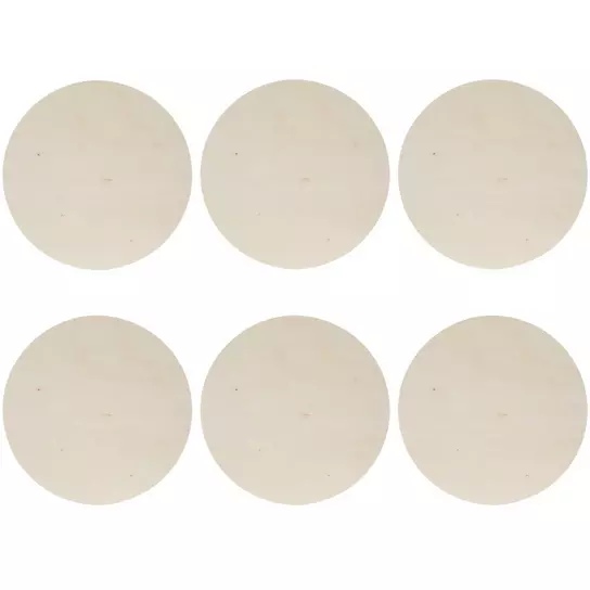 Wood Circles for Crafts,12 Pack 12 Inch Unfinished Wood Blank