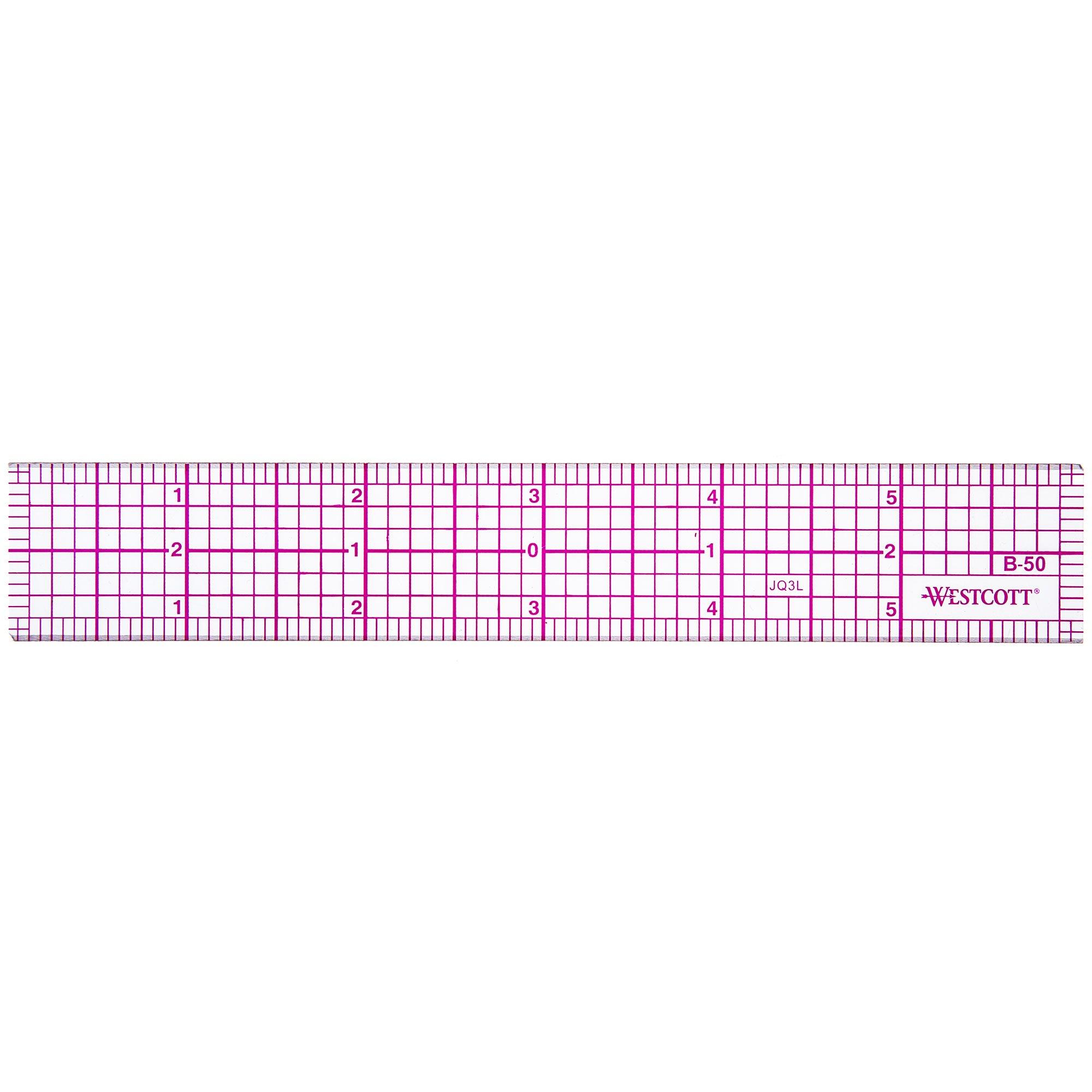 Westcott 6 Standard Beveled Ruler