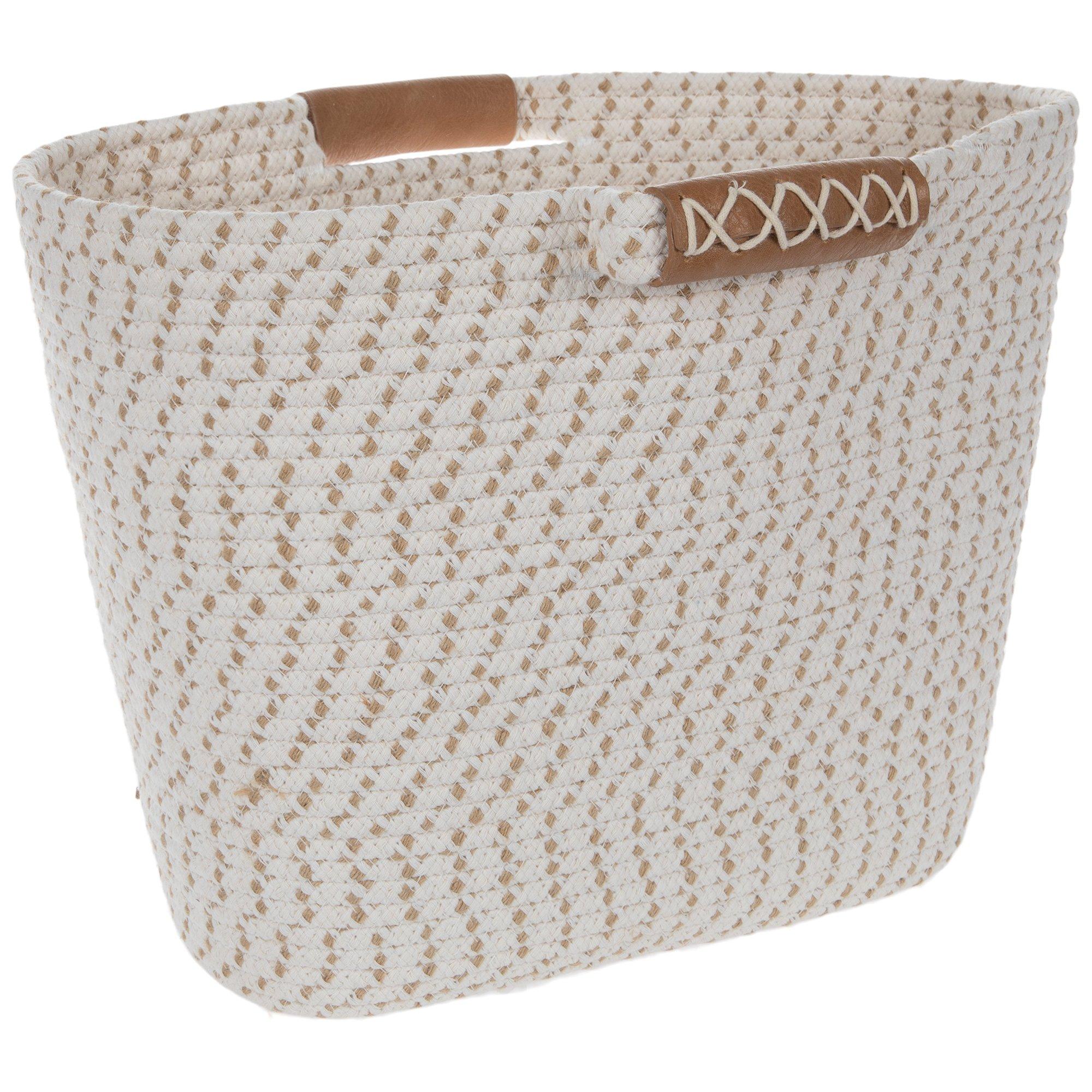 Cream & Natural Coiled Rope Basket Hobby Lobby 2051183