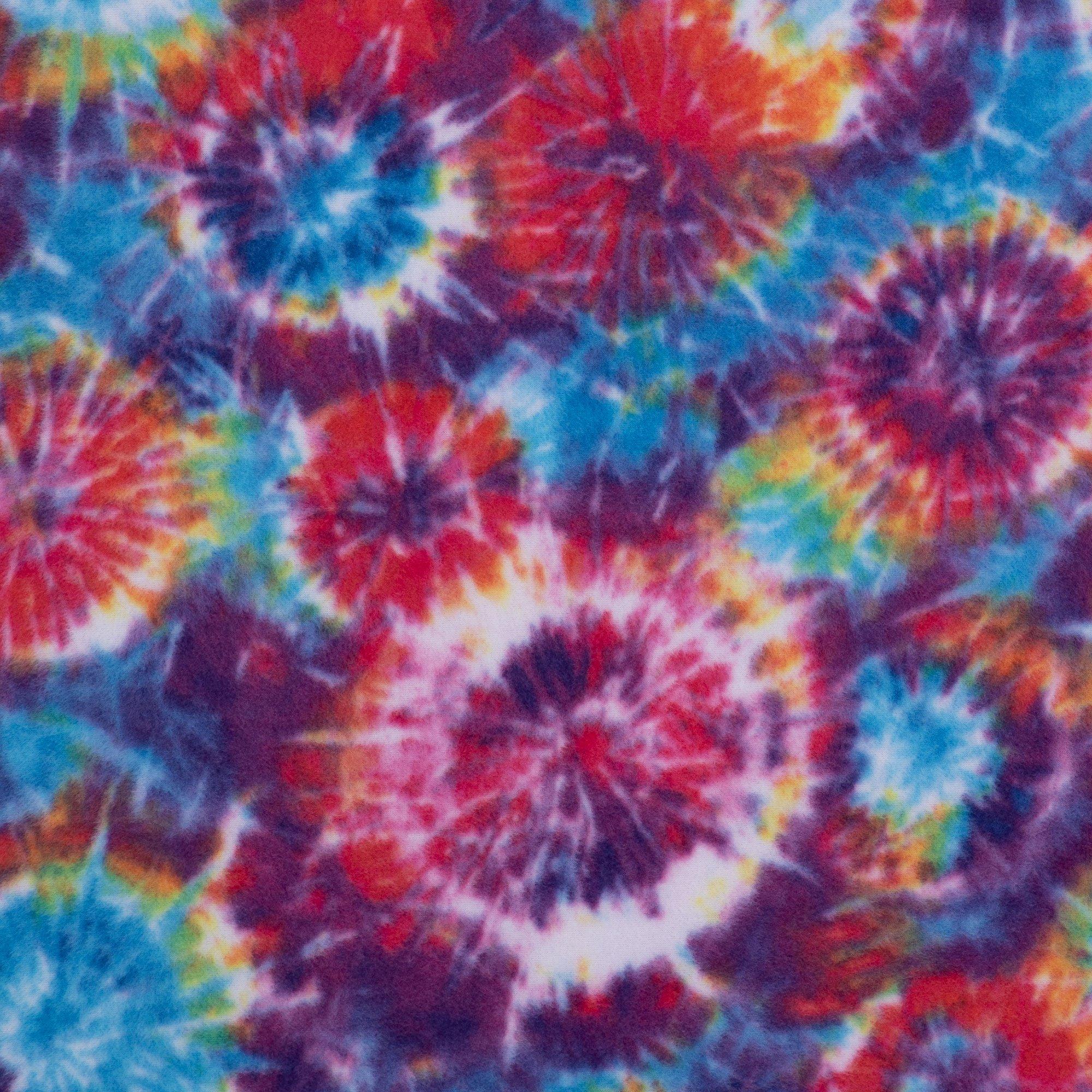 MultiColor Tie Dye Fleece Fabric Hobby Lobby 2051548