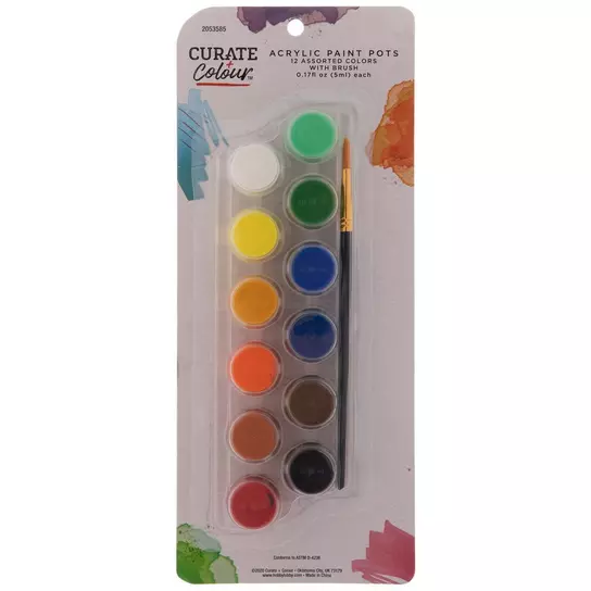 Acrylic Paint Pint Set (8 Colors) - 122-779