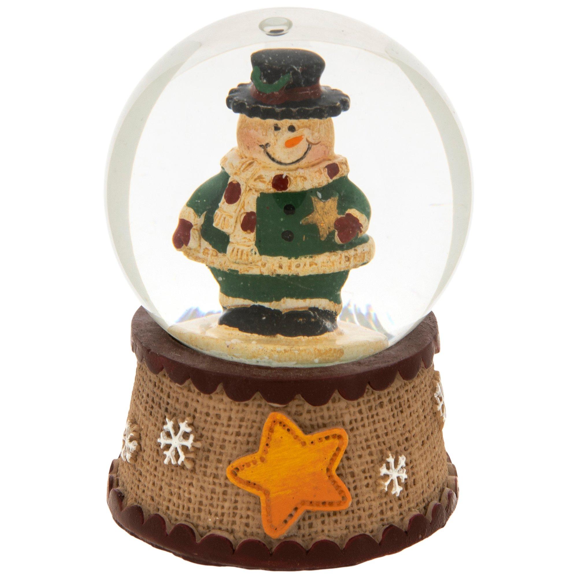 Star Snowman Mini Snow Globe | Hobby Lobby | 205367990