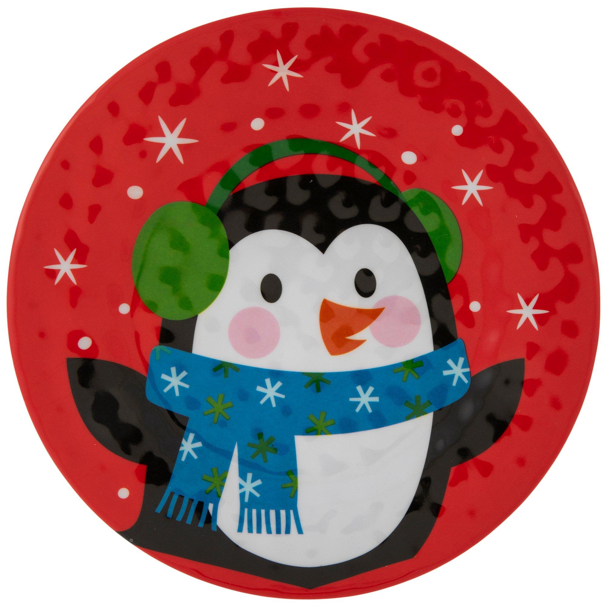 Red Penguin Plate Hobby Lobby 205389739