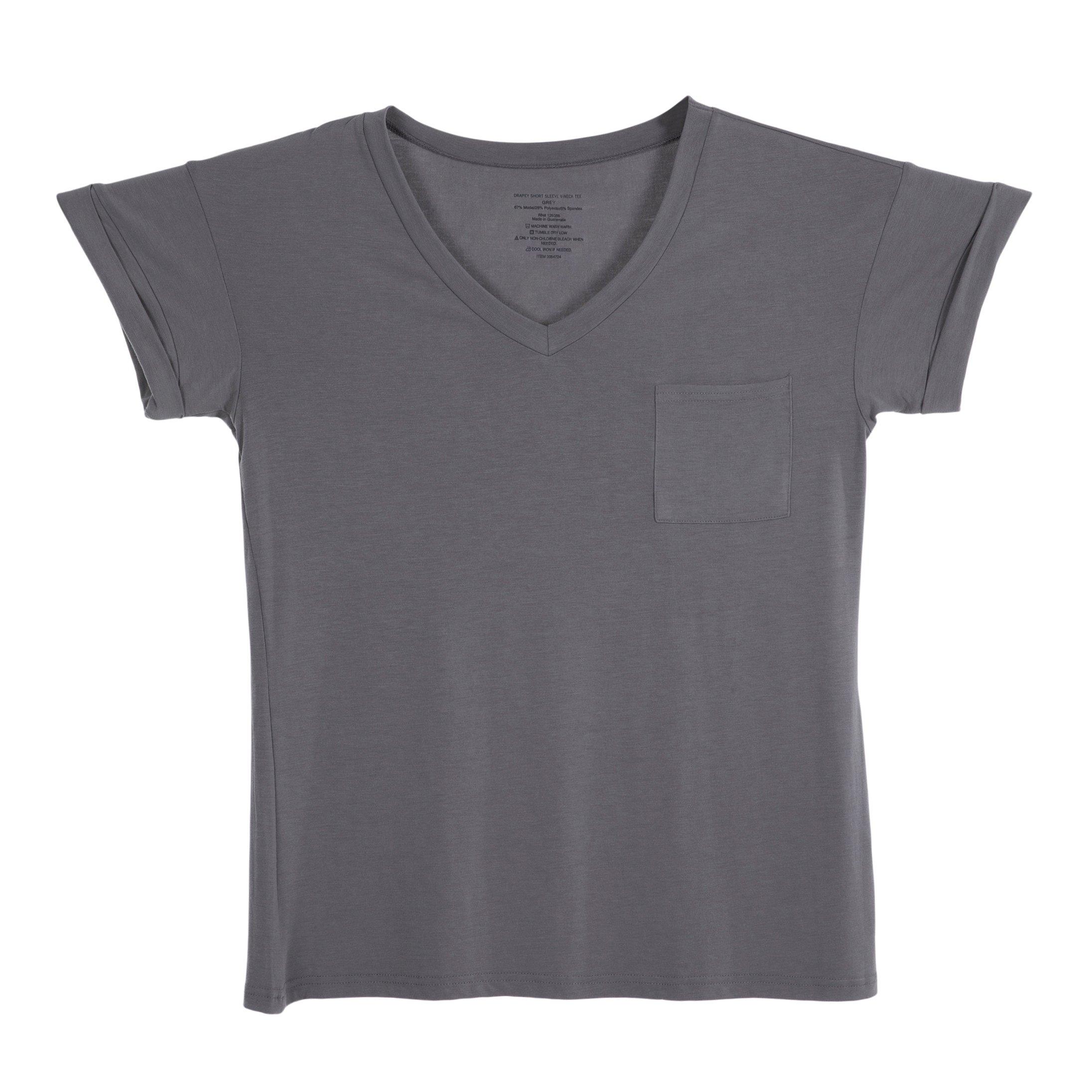 v neck drapey tee