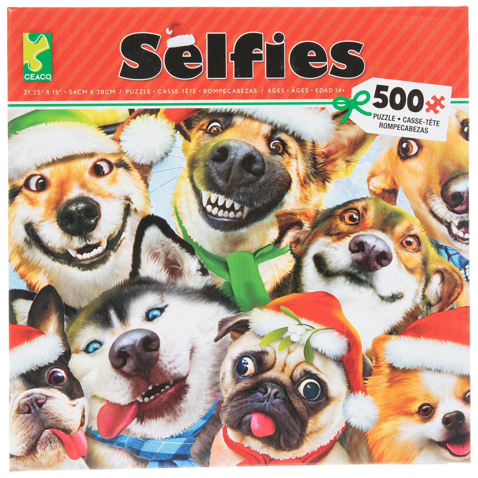 Christmas Dog Selfies Puzzle | Hobby Lobby | 205490925