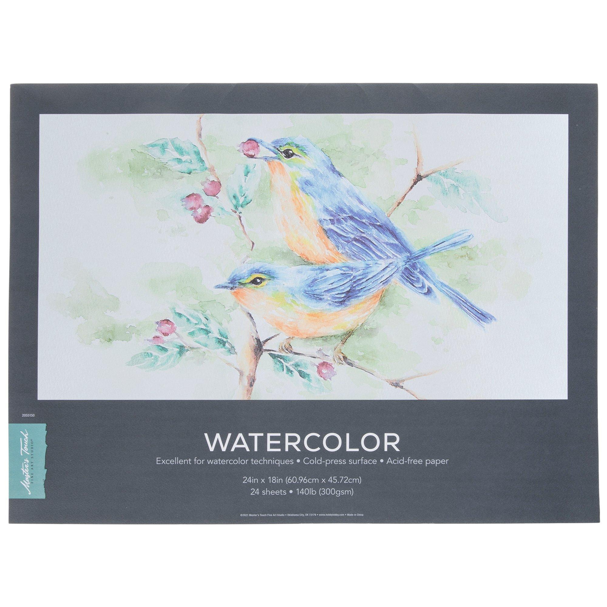 Master's Touch Watercolor Paper Pad Hobby Lobby 2055150