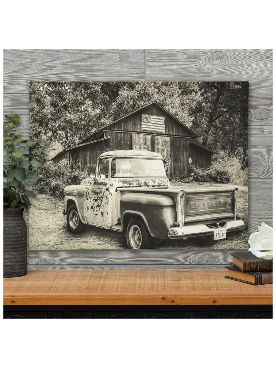 Vintage Truck & Barn Canvas Wall Decor | Hobby Lobby | 2055515