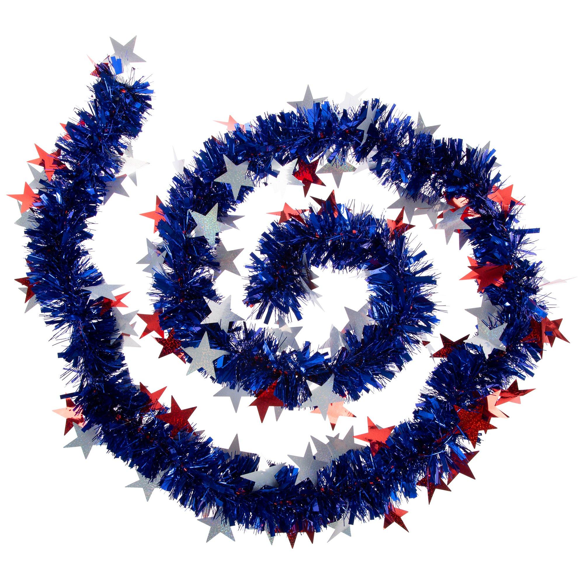 Holographic Star Tinsel Garland Hobby Lobby 205561717