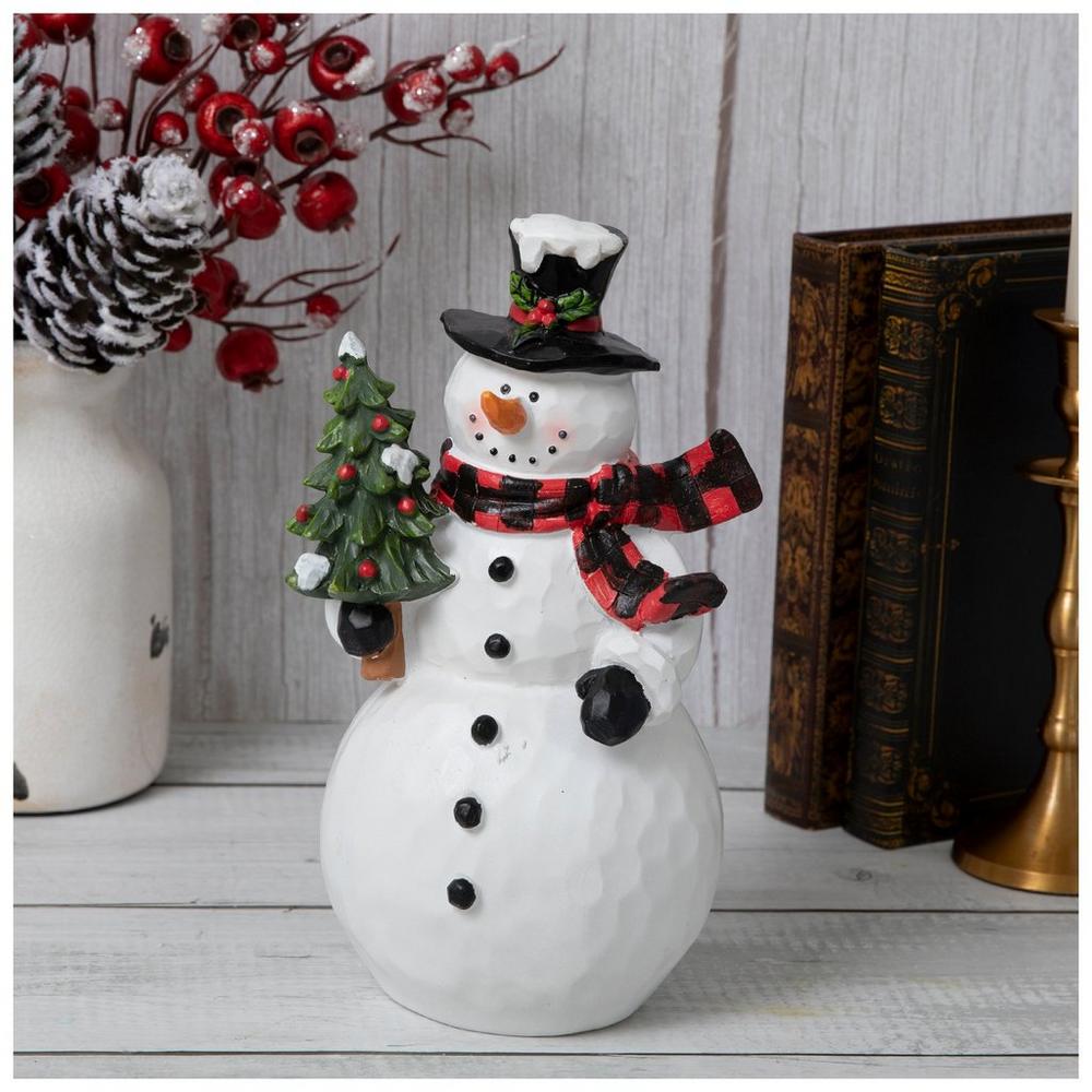 ひろりん★スノーマン＆ツリー　置き物 ひろりん☆スノーマン＆ツリー 置き物 ブローライト スノーマン