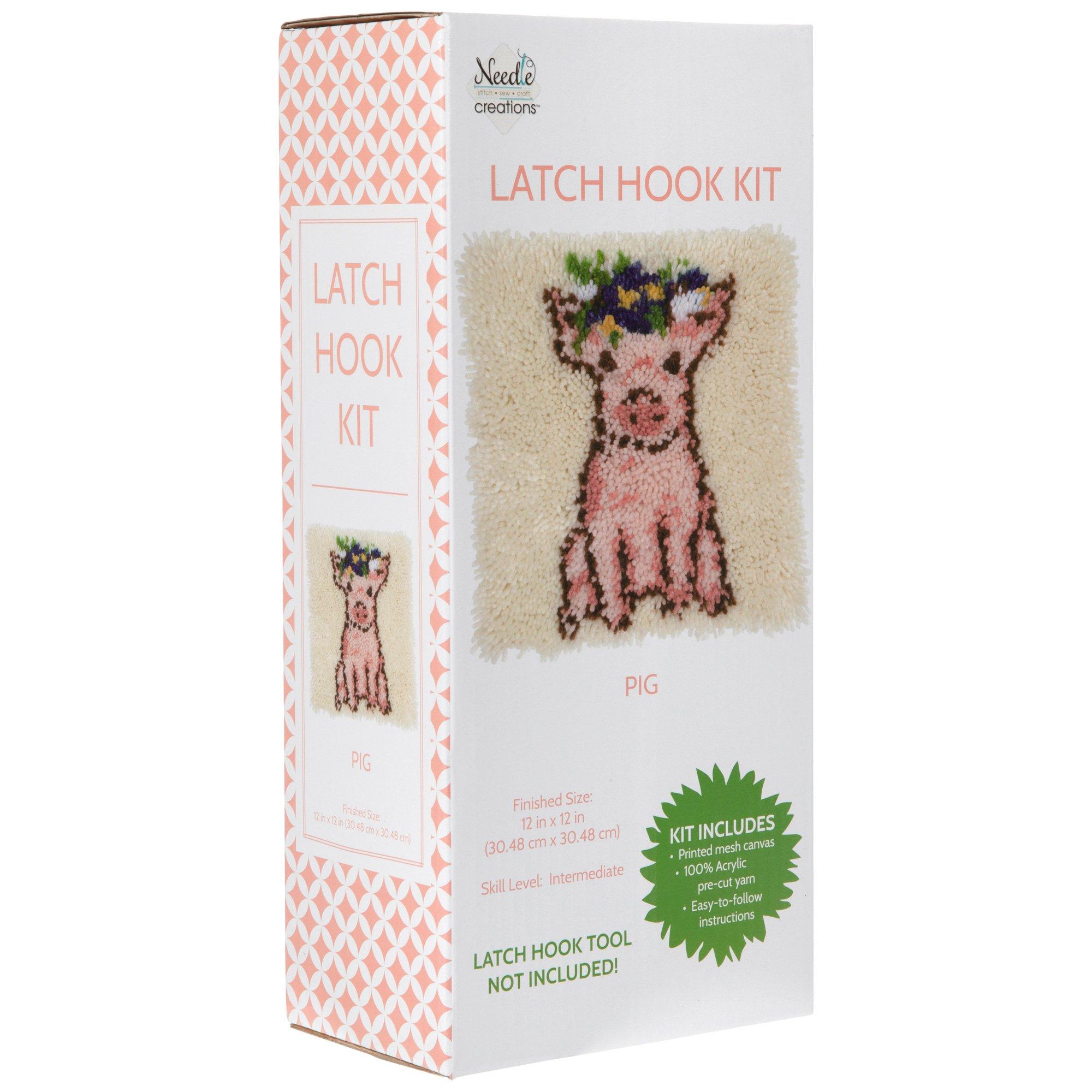 Little Gnomes - Latch Hook Pillow Kit
