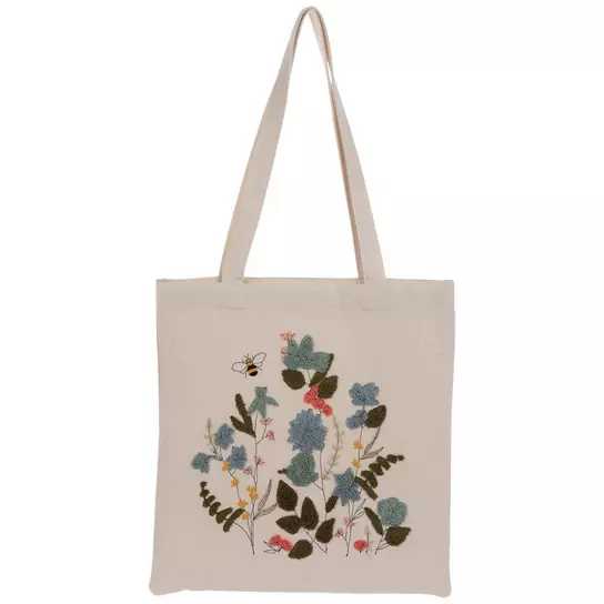 Flowers & Bee Tote Bag | Hobby Lobby | 2057313