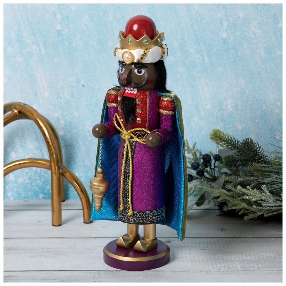Purple Wise Man Wood Nutcracker | Hobby Lobby | 205752621