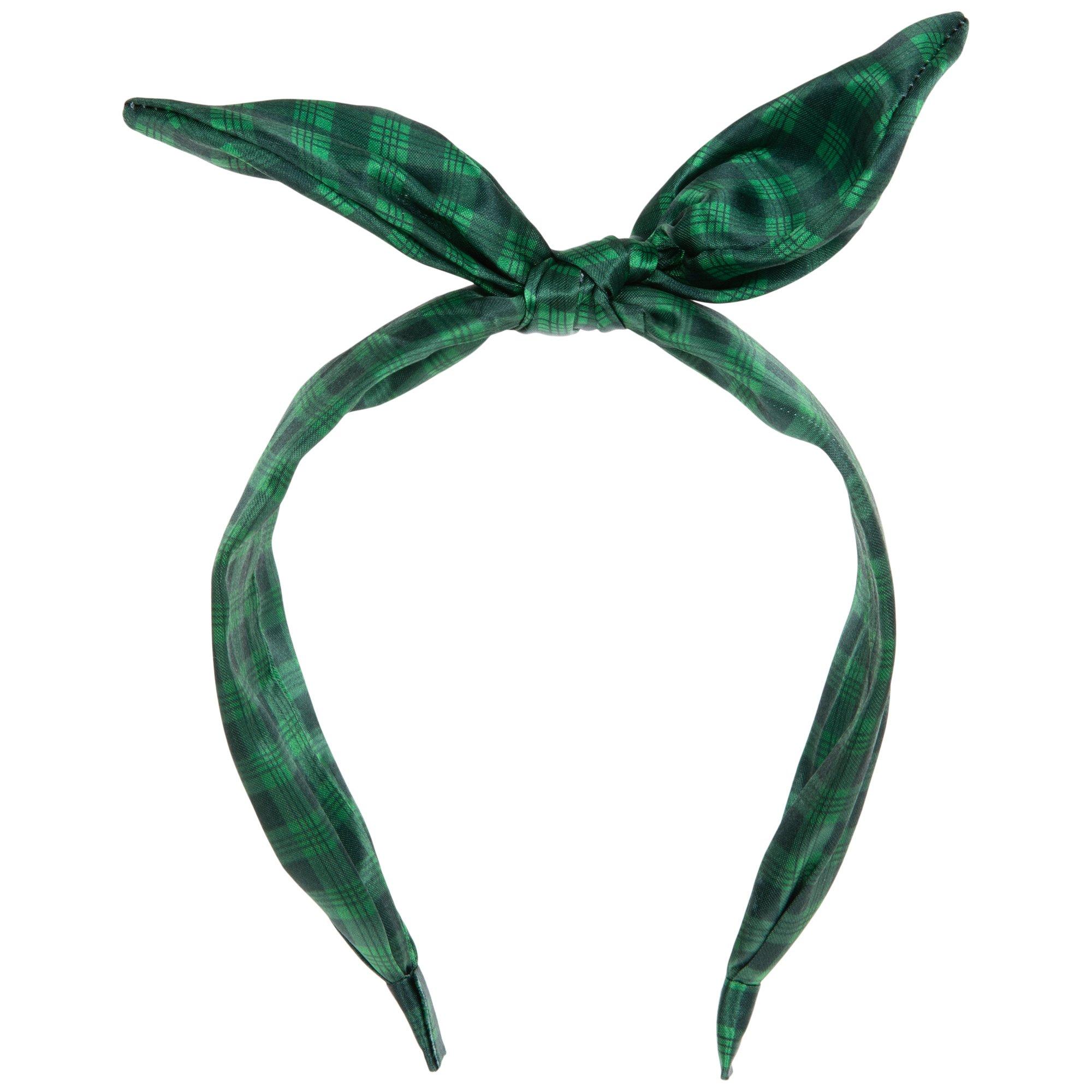 Green Plaid Bow Headband | Hobby Lobby | 205760491 display picture 1
