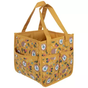 Yellow Hedgehog Tote Bag Organizer