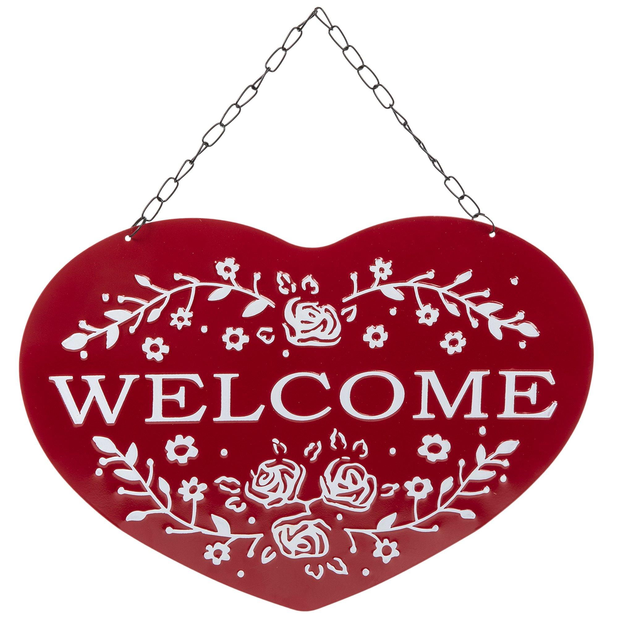 Welcome Heart Metal Wall Decor | Hobby Lobby | 205779434