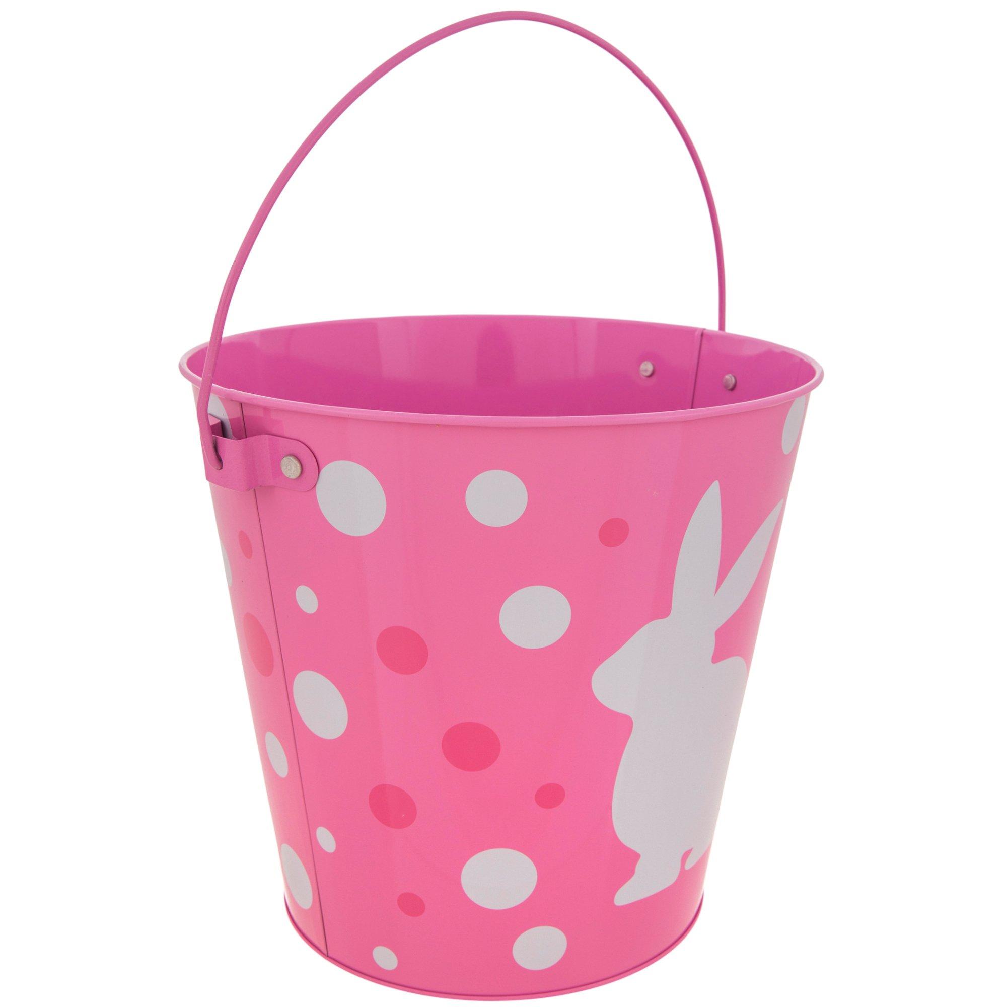 Bunny Polka Dot Bucket