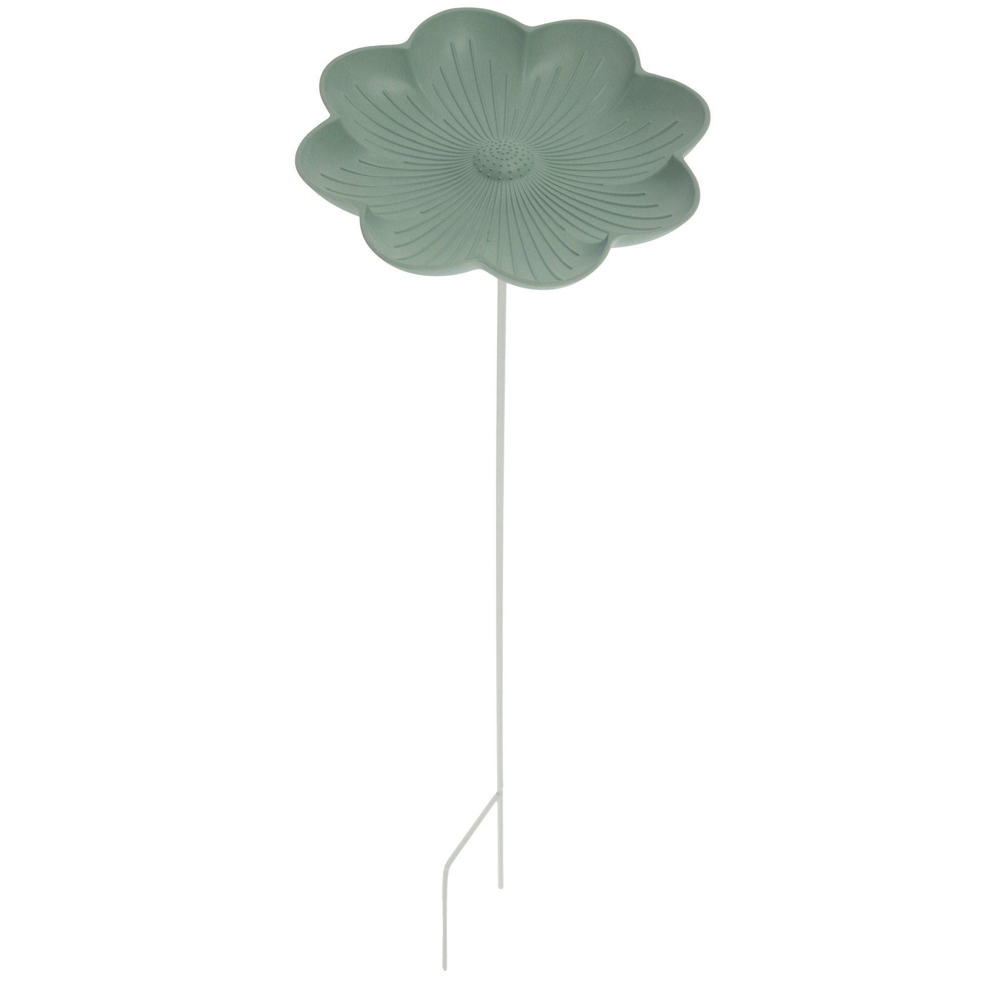Flower Bird Feeder Metal Garden Stake