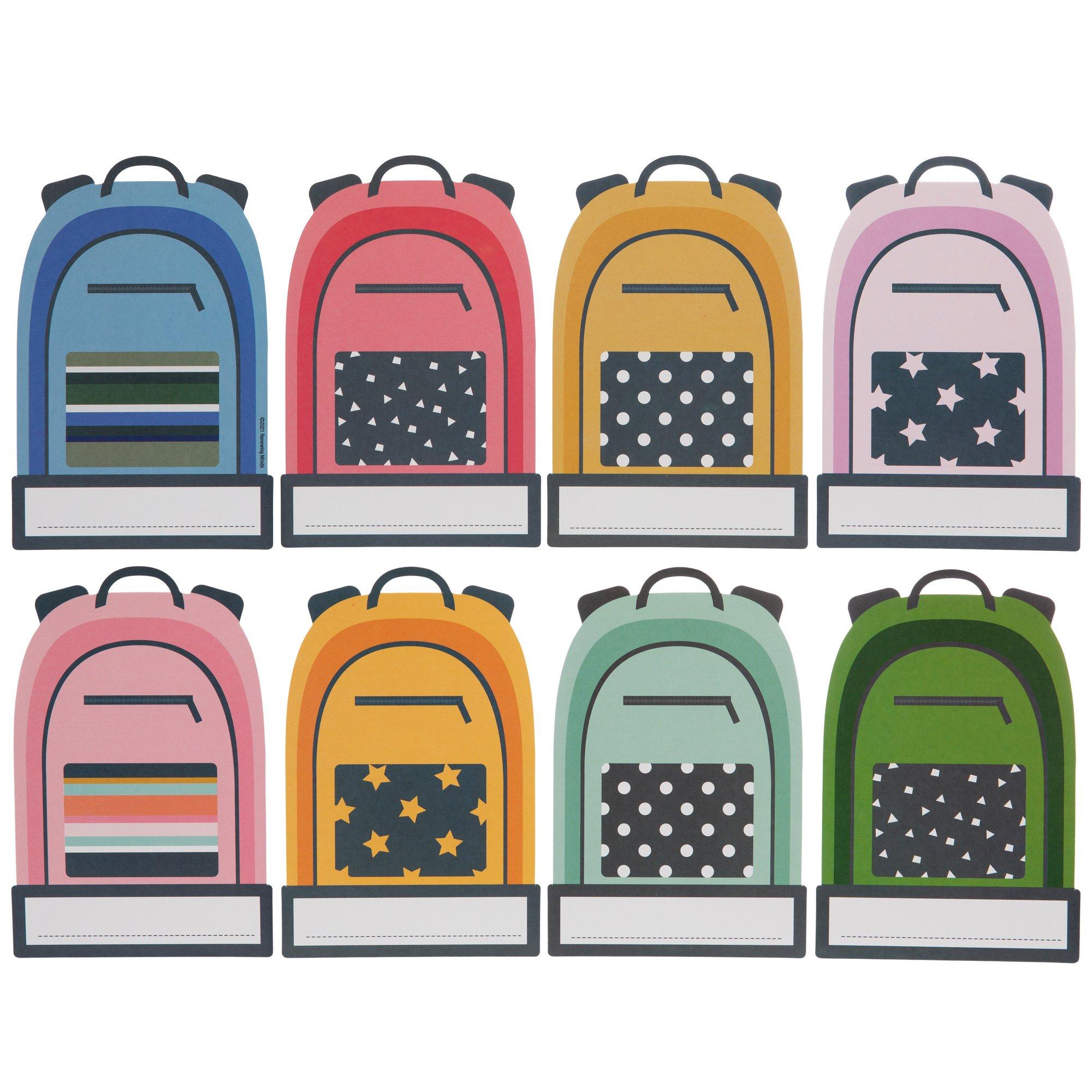 Chuangdi 60 Pieces Colorful Backpacks Bulletin Board Cutouts Backpacks  Paper Cutouts for Bulletin Bright Board Bulletin Board Decorations Name Tag  Label for Teacher Student Classroom Back to School - Yahoo Shopping