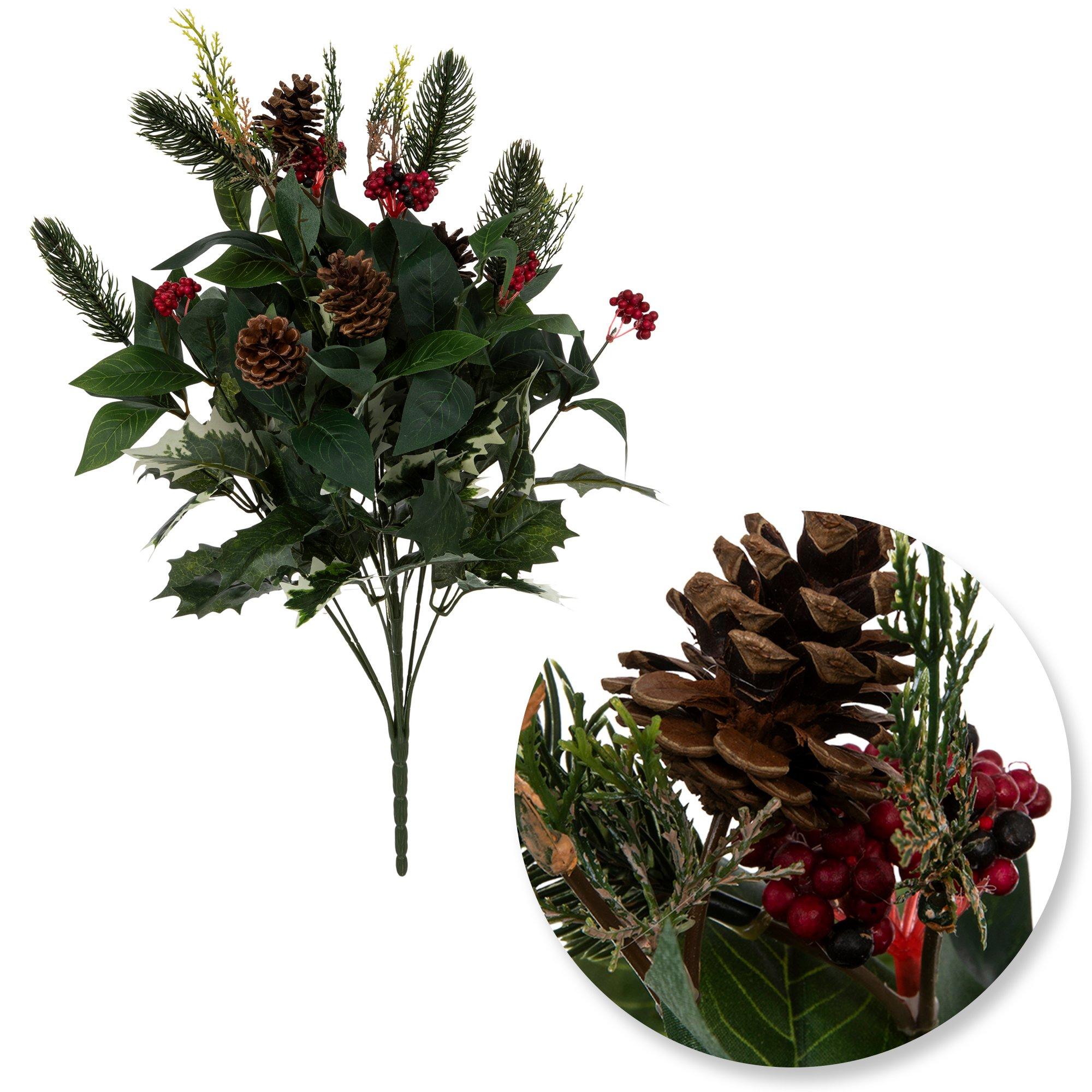 Holly, Pine & Berry Bush Hobby Lobby 205803358