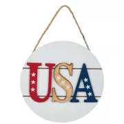 USA Shiplap Wood Ornament