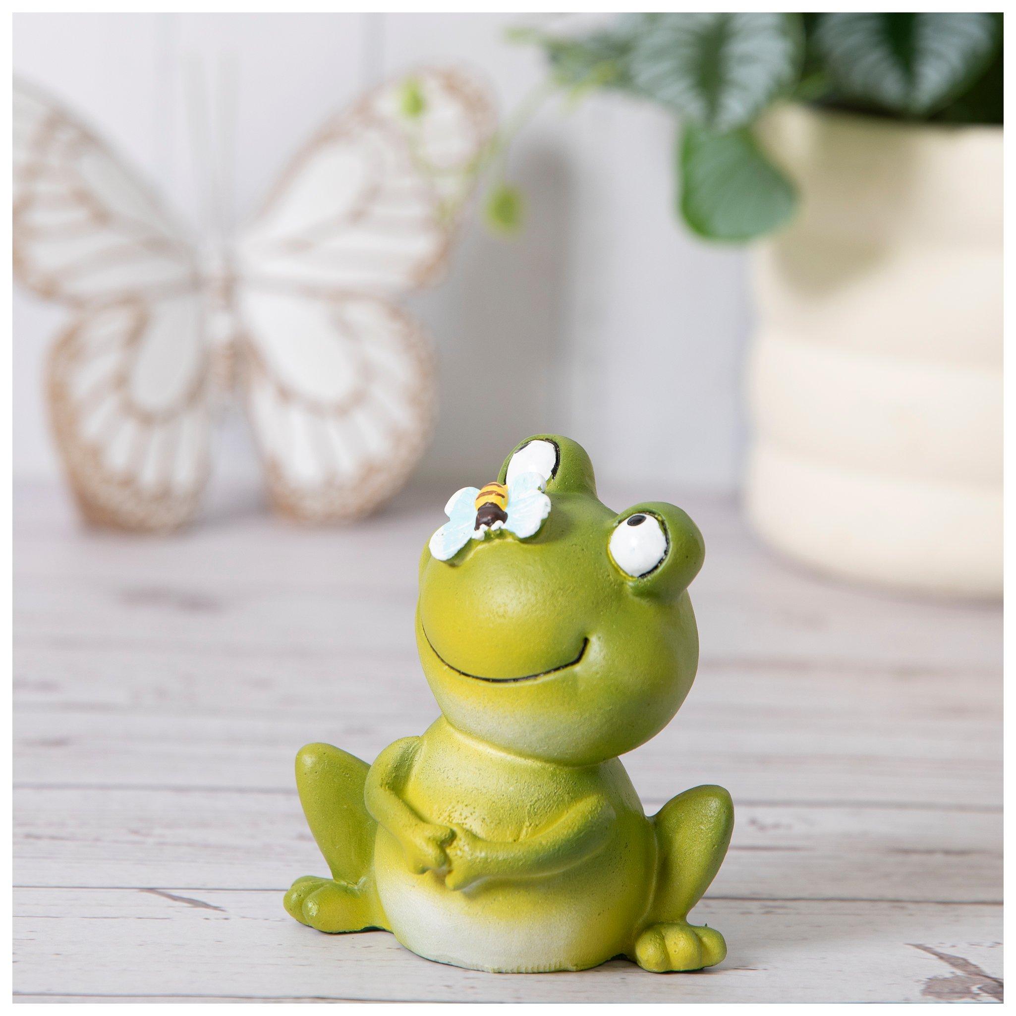 Cheerful Frog With Umbrella Figurine | Hobby Lobby | 6404008