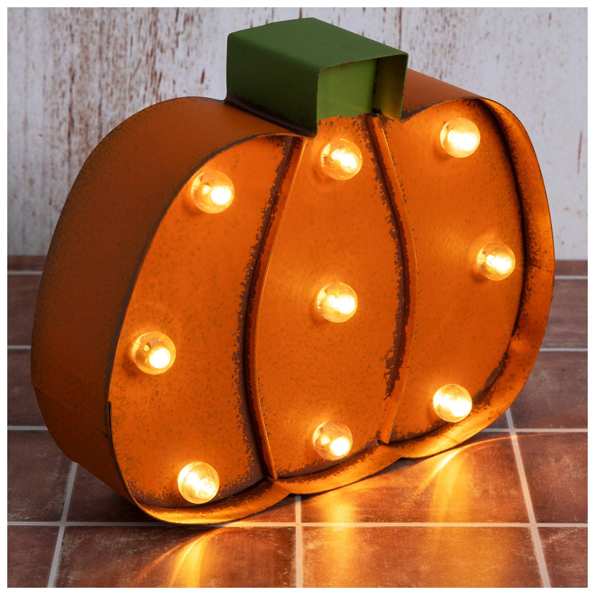 Light Up Pumpkin Metal Wall Decor Hobby Lobby 205852850