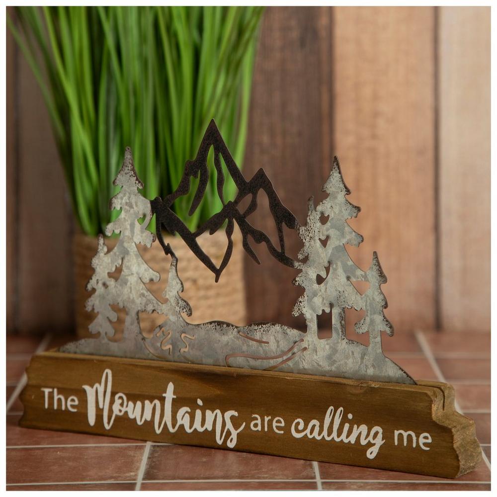 The Mountains Are Calling Me Wood Decor