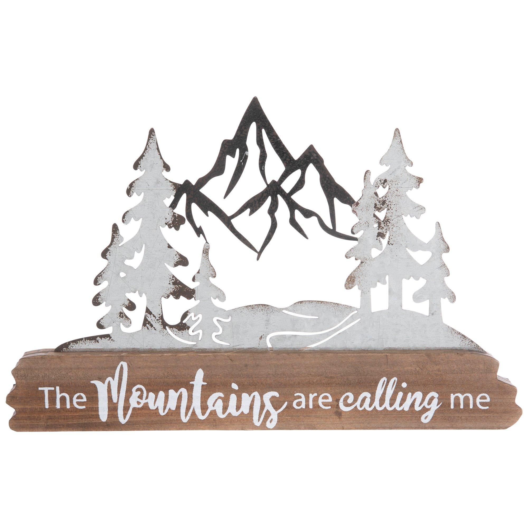 The Mountains Are Calling Me Wood Decor Hobby Lobby 2058709