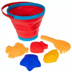 Round Collapsible Sand Bucket & Molds