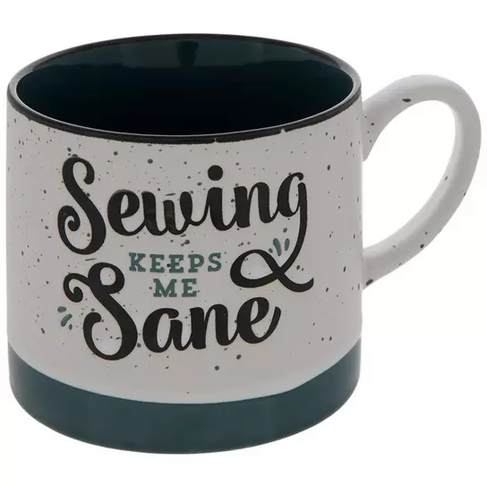 Life is Short Buy the Fabric Mug - Sewing Machine Mug – Sweet Mint Handmade  Goods
