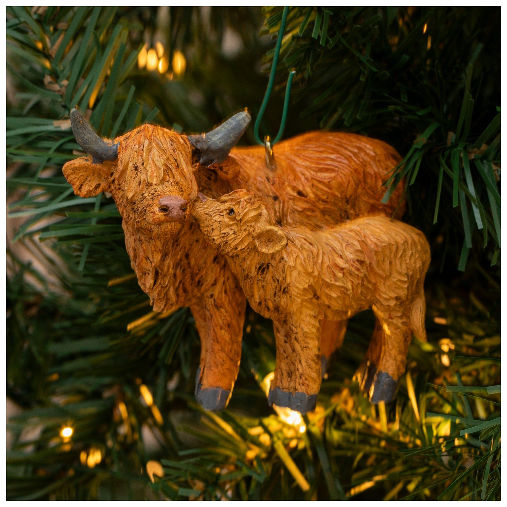 Highland Cow & Calf Ornament | Hobby Lobby | 205949052