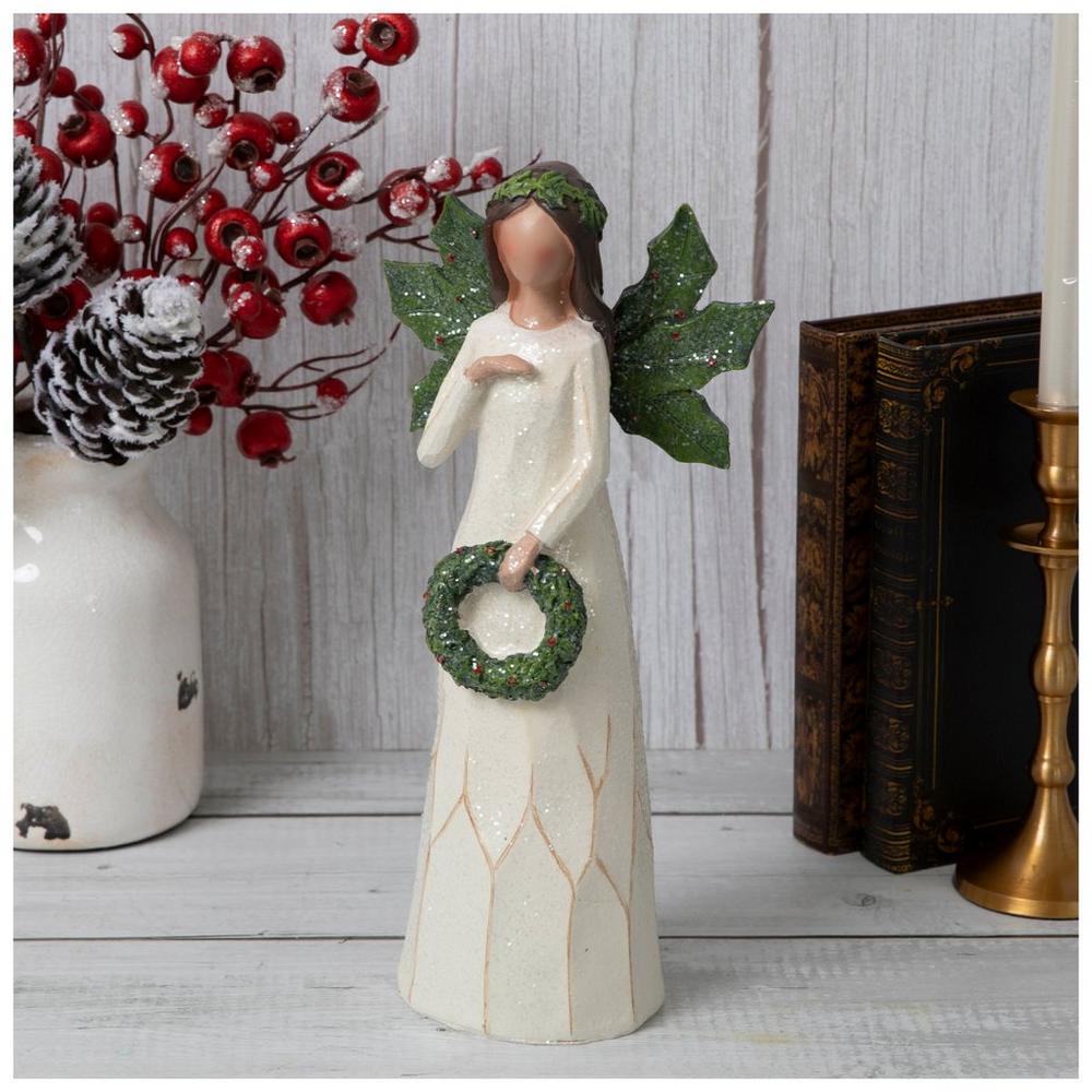FIGURINE DE ANGE en Porcelaine Italienne Capodimonte Avec Fruits Et Or