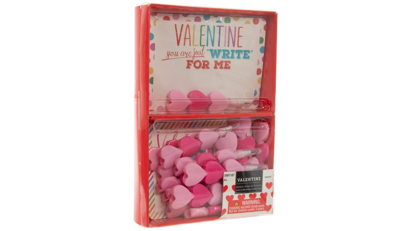Heart Pencils Boxed Cards With Toys | Hobby Lobby | 205991187