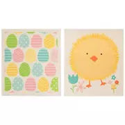 Baby Chick & Easter Eggs Swedish Dishcloths