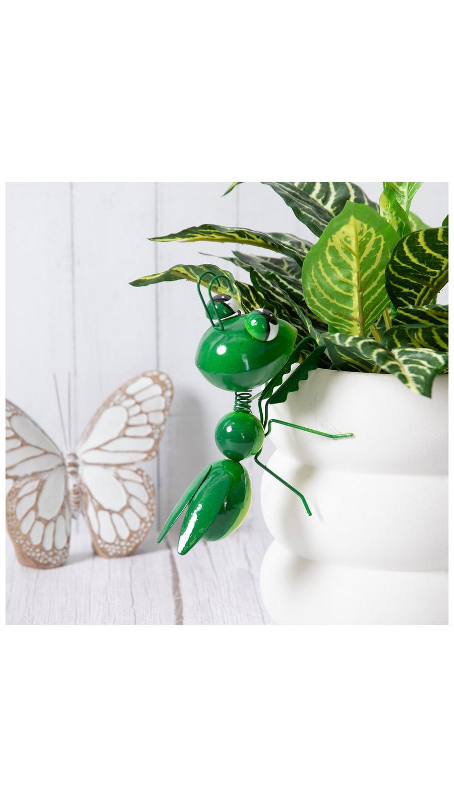 Distressed Wobble Head Metal Grasshopper | Hobby Lobby | 206019111