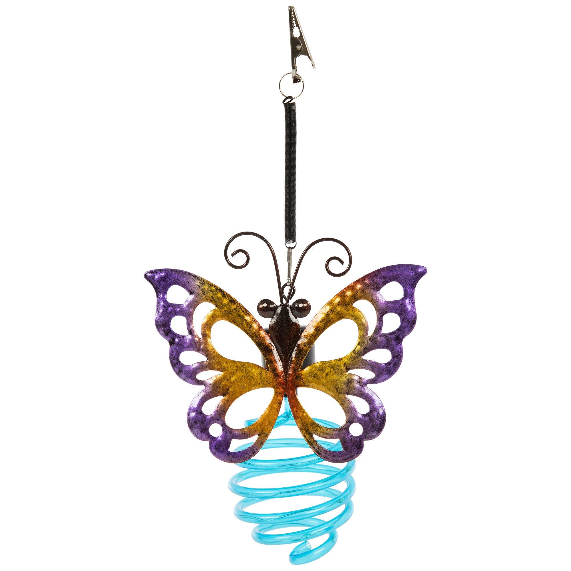 Colorful 3D Butterfly Mesh Midi Skirt - Retro, Indie and