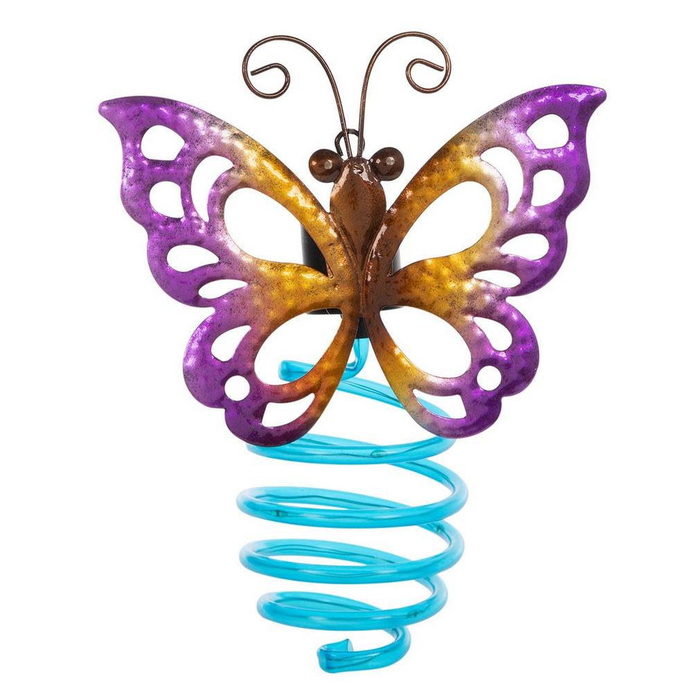 Blue Spiral Solar Bouncing Butterfly | Hobby Lobby | 206025431