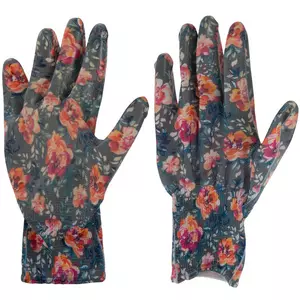 Floral Nitrile Rubber Garden Gloves