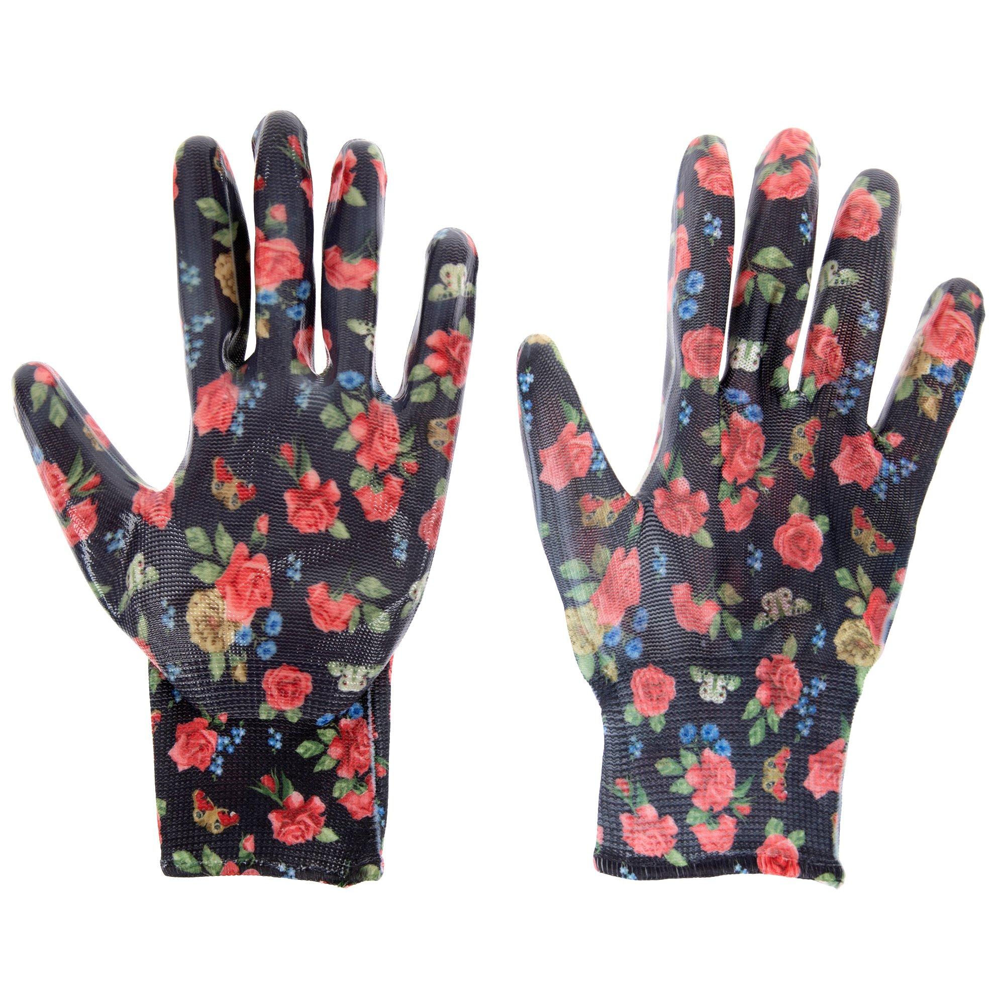 Gloves Outdoor BRIERS, LADIES WOENS FLORAL General Working POLKA