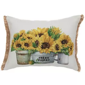 Fresh Picked Sunflowers Pillow