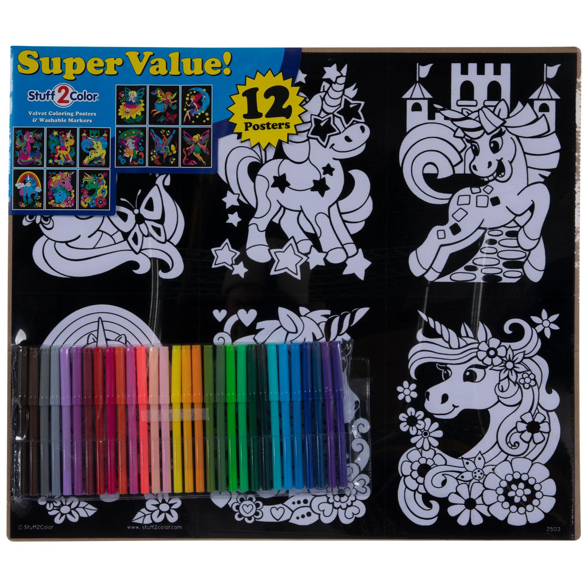 Unicorns & Fairies Fuzzy Art Posters Hobby Lobby 2060317