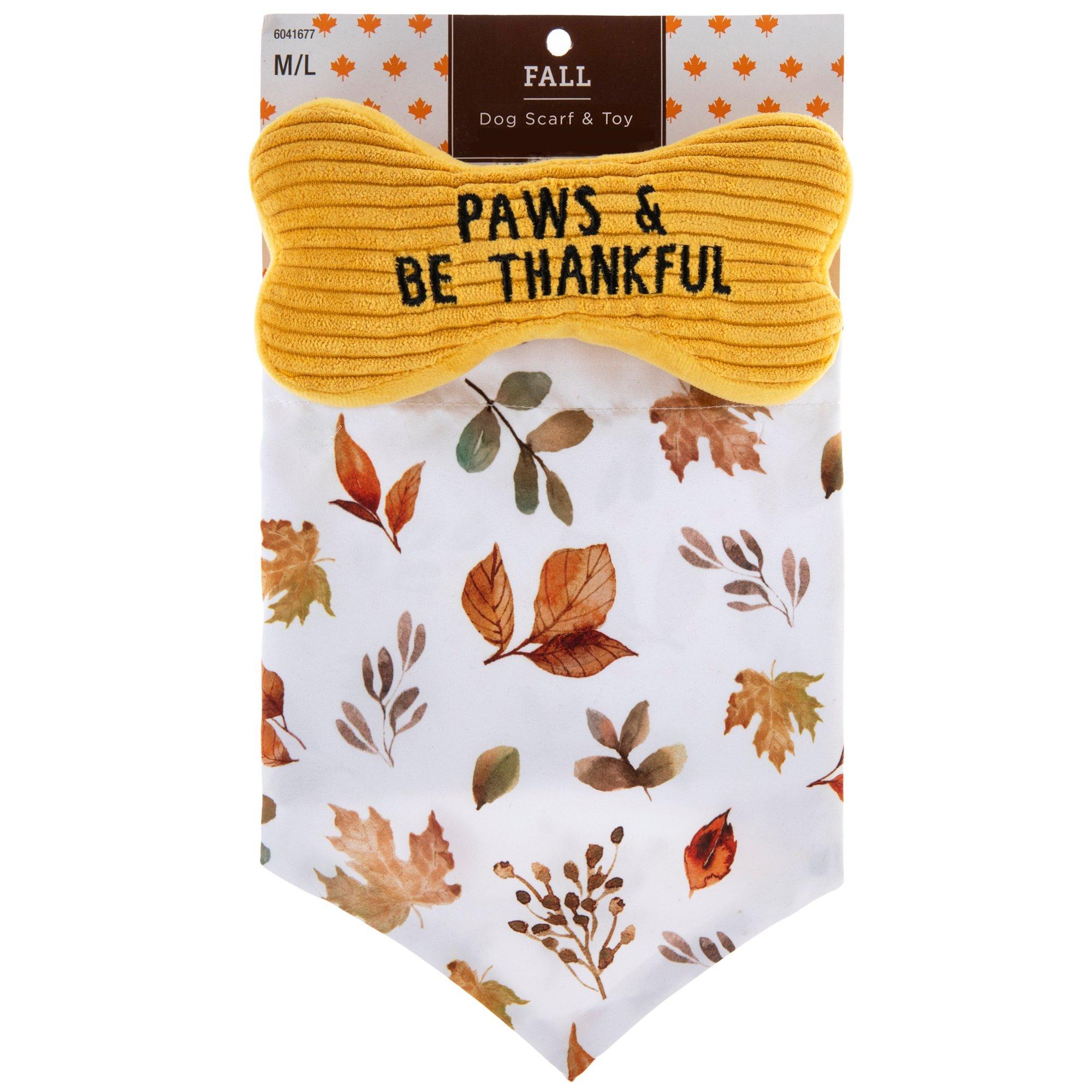 Be Thankful Dog Toy & Scarf Hobby Lobby 206041677