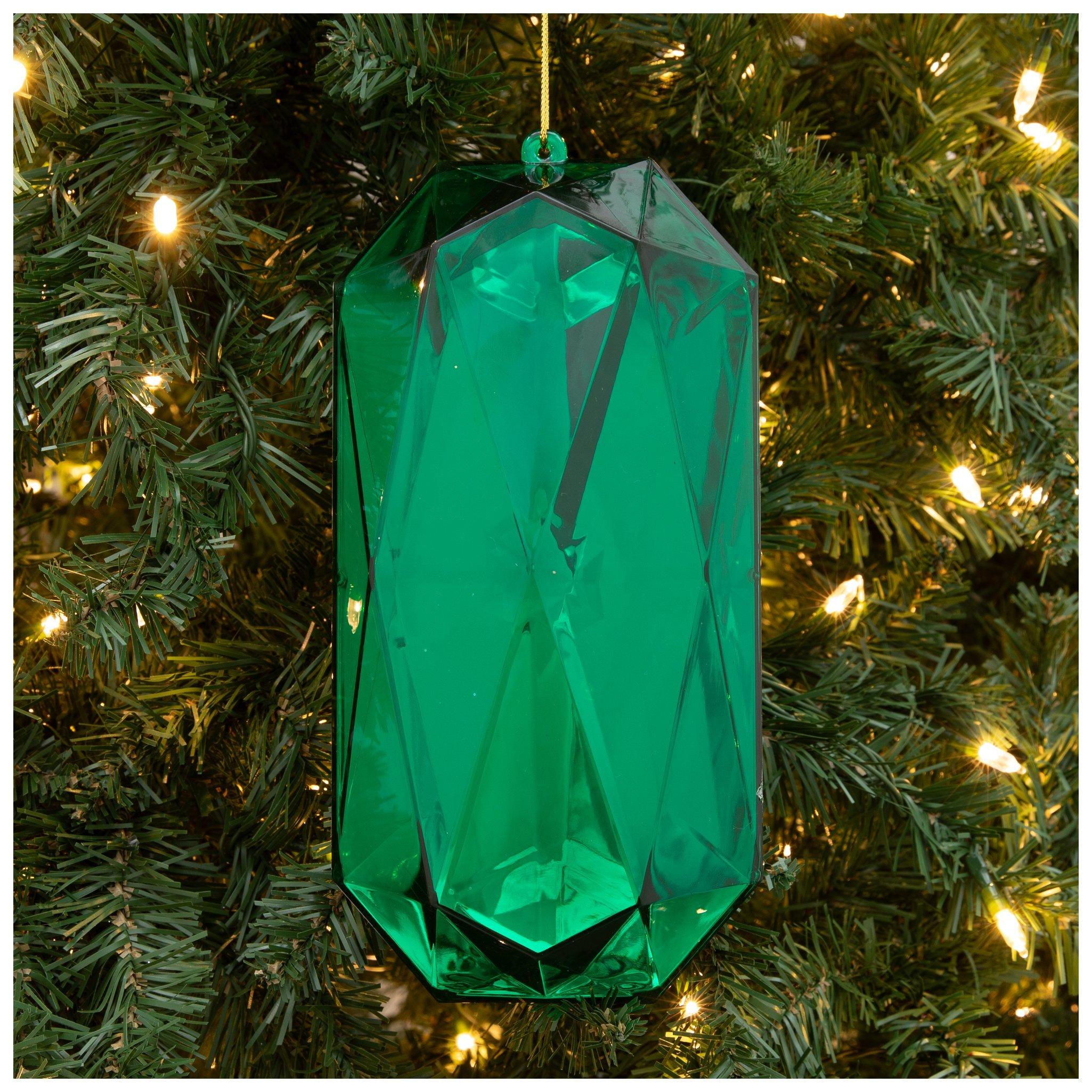 Rectangle Faceted Gem Jumbo Ornament | Hobby Lobby | 206064687