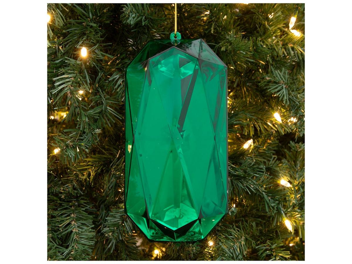 Rectangle Faceted Gem Jumbo Ornament | Hobby Lobby | 206064687