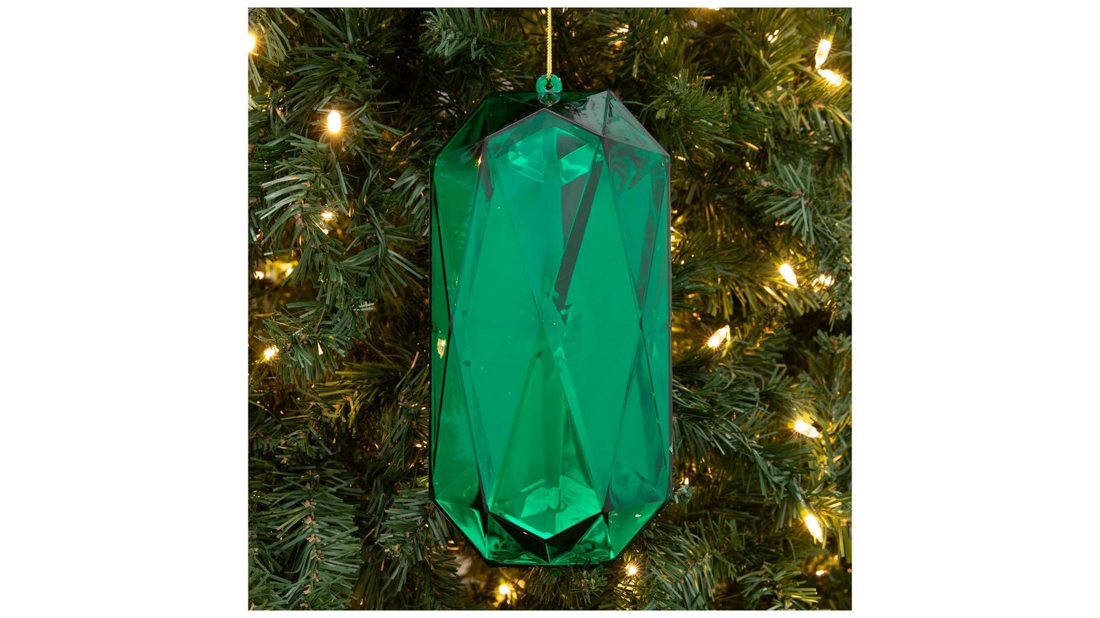 Rectangle Faceted Gem Jumbo Ornament | Hobby Lobby | 206064687